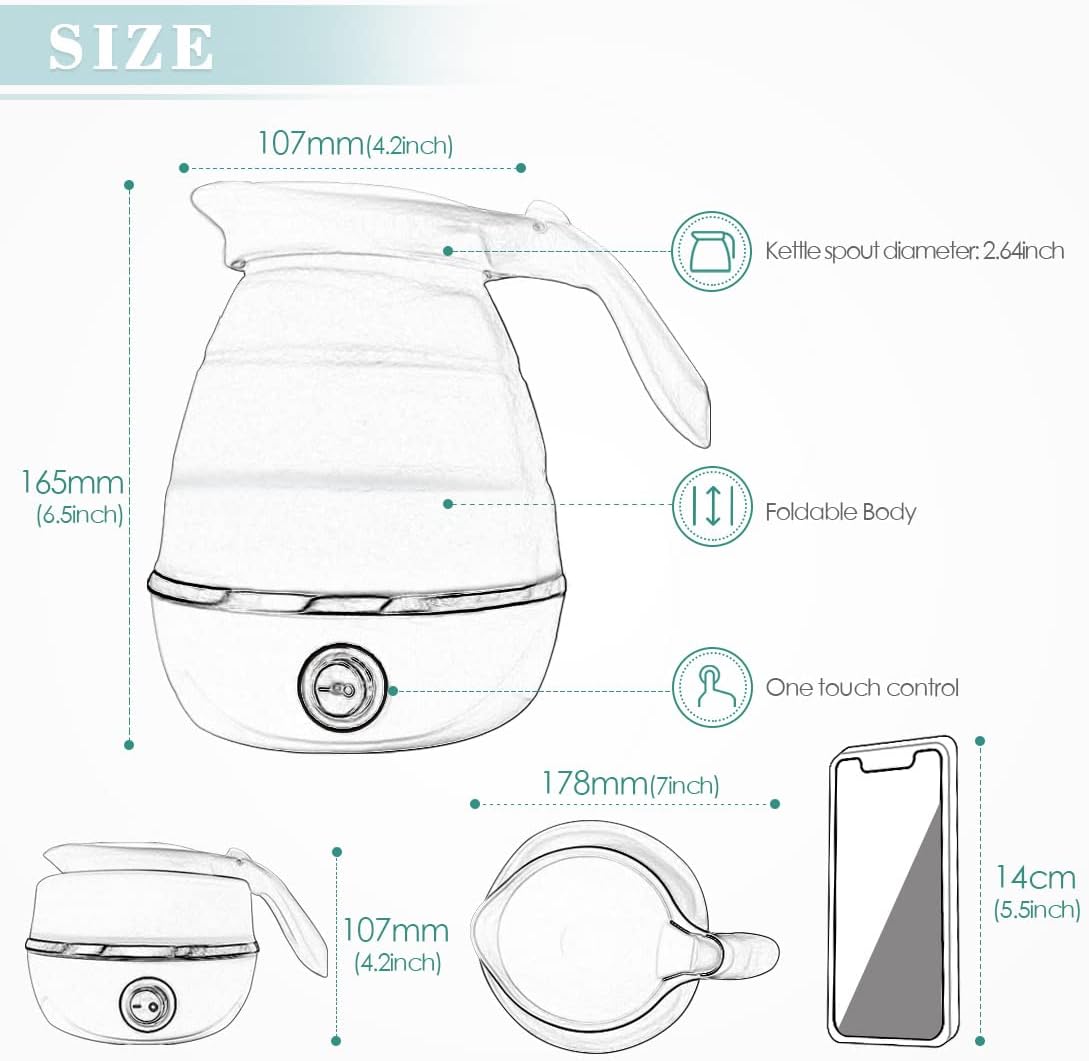 Foladable Electric kettle